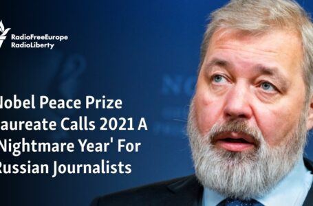 El Premio Nobel de la Paz califica 2021 como un “año de pesadilla” para los periodistas rusos
