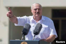 El hombre fuerte de Bielorrusia, Alyaksandr Lukashenka (foto de archivo)