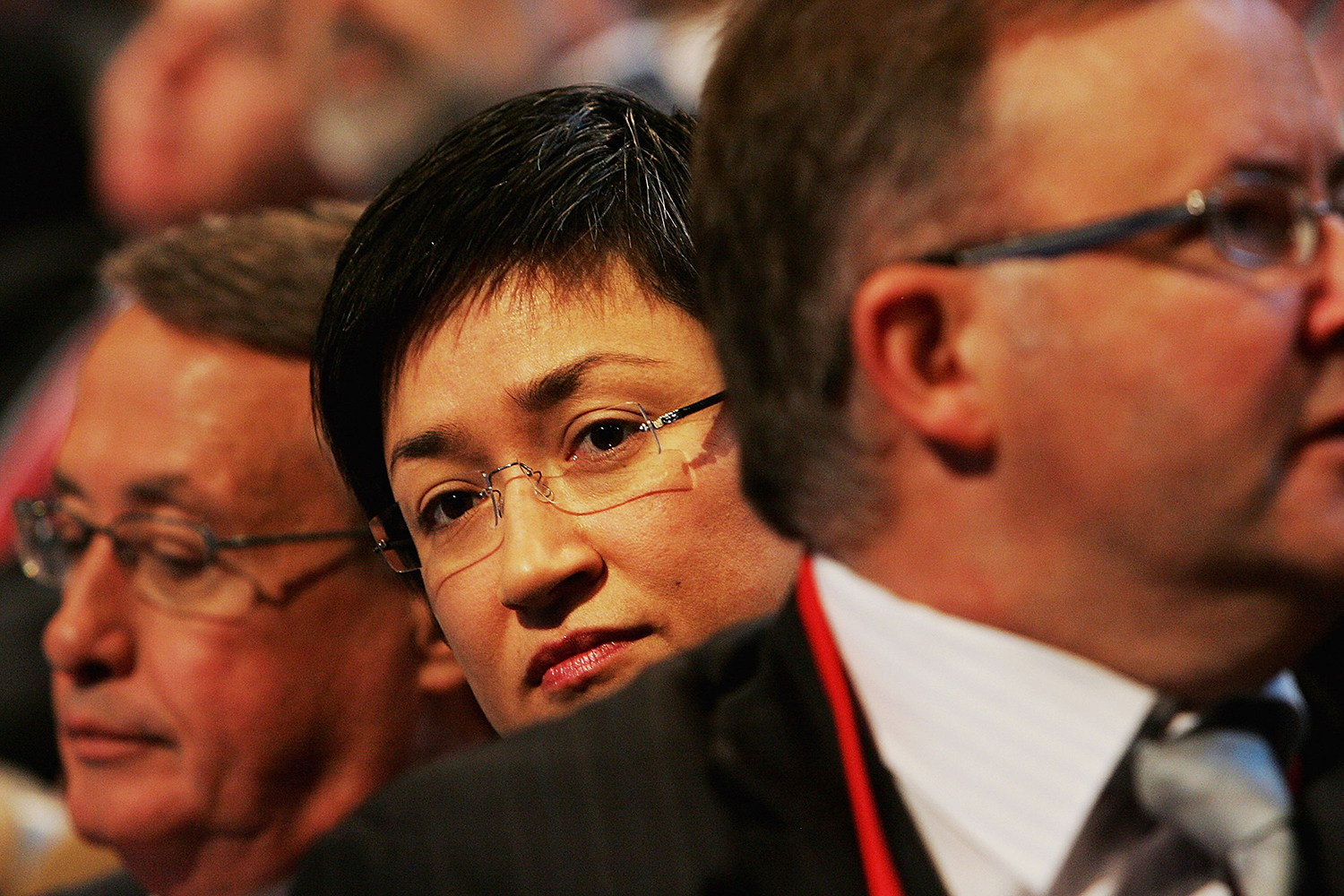 La australiana Penny Wong en una conferencia en 2009.