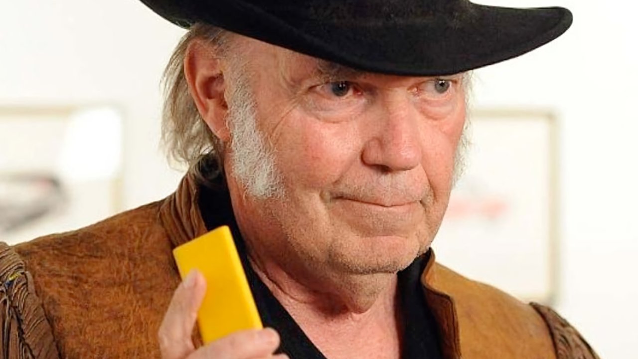 Neil Young con su fallido PonoPlayer