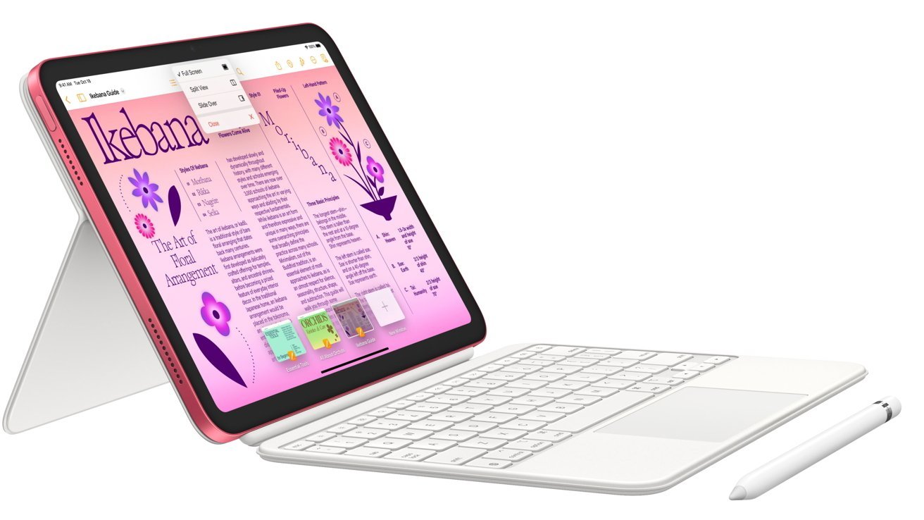 El Magic Keyboard Folio se diseñó específicamente para el iPad de 10,9 pulgadas.