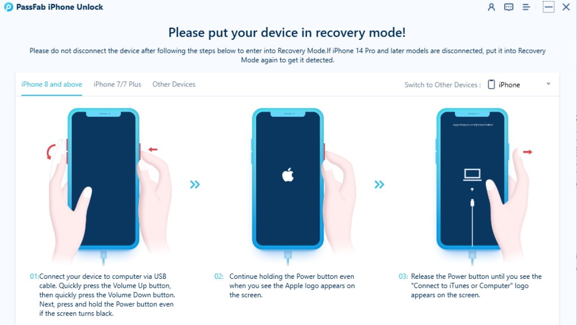 Las instrucciones en pantalla son claras y se aplican a múltiples modelos de iPhone. 