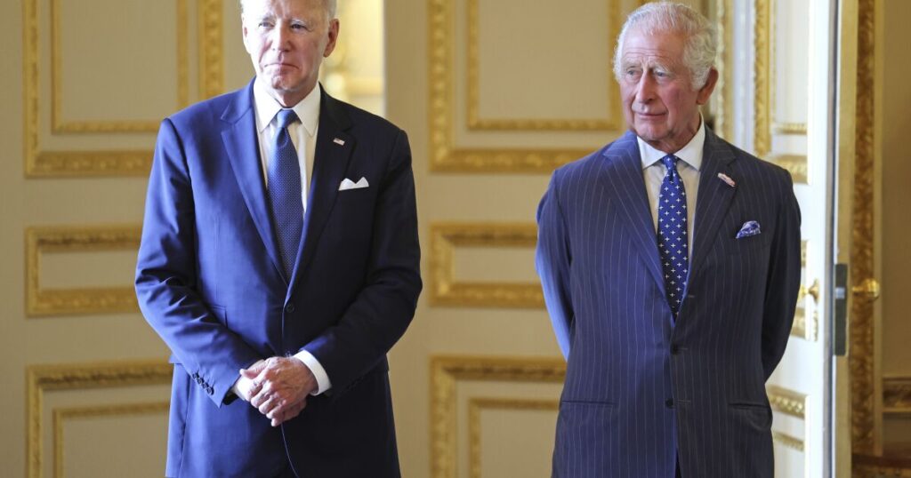 Biden y el rey Carlos hablan sobre cambio climático en reunión en Windsor