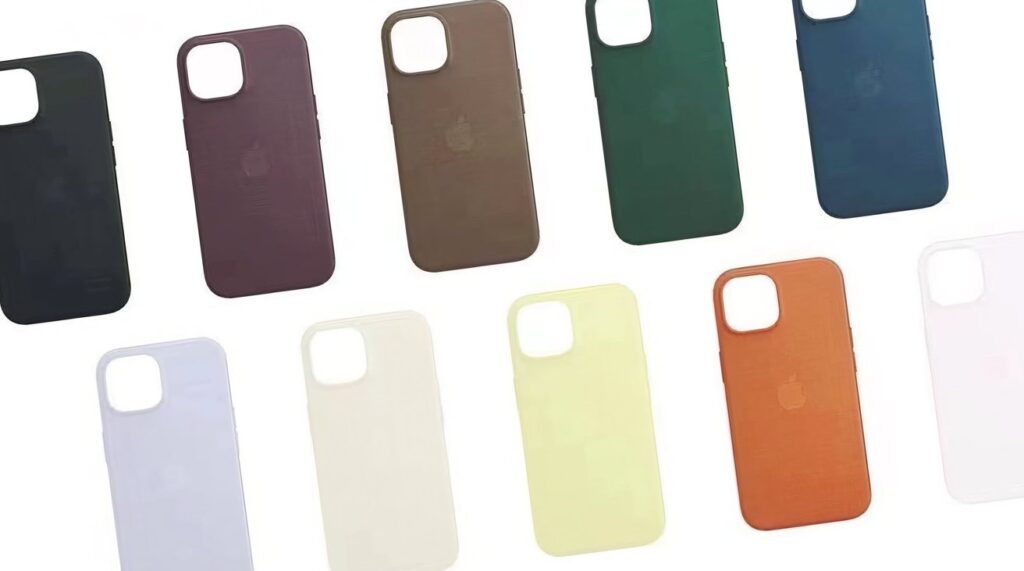 Les coques “FineWoven” de l’iPhone 15 pourraient être livrées en 10 couleurs